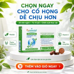 Viên Ngậm Làm Dịu Cổ Họng Puressentiel Respiratoire - Giảm Ho, Khàn Giọng, Ngứa Họng Từ Thiên Nhiên (Hộp 24 Viên)