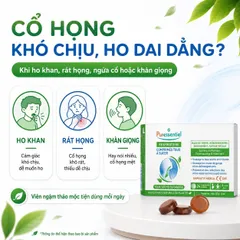 Viên Ngậm Làm Dịu Cổ Họng Puressentiel Respiratoire - Giảm Ho, Khàn Giọng, Ngứa Họng Từ Thiên Nhiên (Hộp 24 Viên)