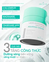 Kem Bọt Nước Căng Bóng Lacir Whitening HA-P HA-0 Aquaring Cream