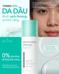 Micro Mint Crystal Toner Bạch Quả Bạc Hà Dr Lacir