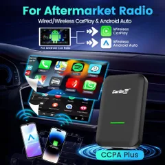 [CHỈ DÙNG CHO MÀN ANDROID] CARLINKIT CCPA PLUS nâng cấp Apple Carplay và Android Auto không dây