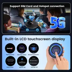 Android box ô tô Carlinkit Tbox Ultra, Chip Qualcomm SM6350, Android 15, 8GB+128GB, Wireless Carplay