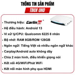 Bộ sưu tập Android box Carlinkit chính hãng Tbox Ultra 2, Tbox UHD, Tbox Ambient và Tbox S2P