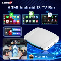 Android box cho ô tô Carlinkit UHD Android 13, Qualcomm SM6225 8 nhân, HDMI