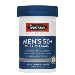 Viên uống Swisse Ultivite Men's 50+ Multivitamin |60 & 90 viên| cho nam giới trên 50 tuổi - Nâng cao điểm số sức khỏe thể chất tổng thể [S/P Chuẩn Úc]