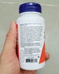  Viên uống NOW Vitamin D-3 & K-2 hỗ trợ sức khỏe xương khớp và tim mạch.