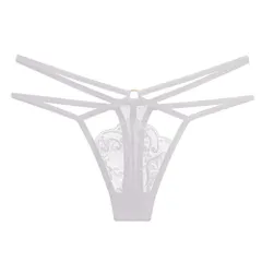 Quần Lọt Khe Sexy Phối Dây Chéo Quyến Rũ Gợi Cảm – T341 Trắng