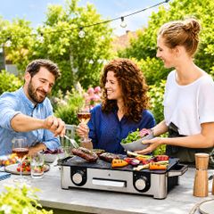 Bếp nướng điện WMF Lono Master Grill 2400W 2 vùng chỉnh nhiệt, nội địa Đức