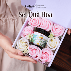 Nến Thơm Catelier Cao Cấp - Quà tặng sinh nhật, quà gặp mặt, quà tốt nghiệp, giúp thư giãn, thơm phòng, khử mùi không khói, hương thơm dễ chịu