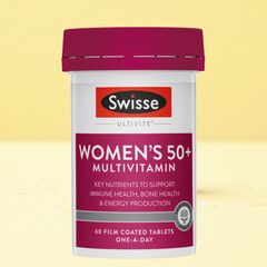 Viên uống Swisse Ultivite Women's 50+ Multivitamin |60 & 90 viên| cho nữ giới sau 50 tuổi - Cân đối dưỡng chất cho cơ thể & Nâng cao chỉ số sức khỏe toàn diện