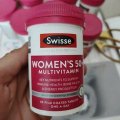 Viên uống Swisse Ultivite Women's 50+ Multivitamin |60 & 90 viên| cho nữ giới sau 50 tuổi - Cân đối dưỡng chất cho cơ thể & Nâng cao chỉ số sức khỏe toàn diện