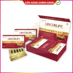 Gincorlife Của Ích Nhân Hộp 60 Viên - Hỗ Trợ Nâng Cao Sức Khỏe, Ăn Ngon, Tăng Đề Kháng Hiệu Quả
