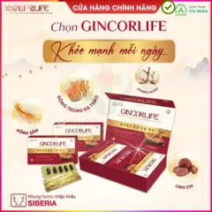 Gincorlife Của Ích Nhân Hộp 60 Viên - Hỗ Trợ Nâng Cao Sức Khỏe, Ăn Ngon, Tăng Đề Kháng Hiệu Quả