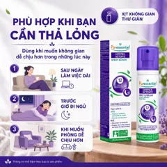 Xịt Tinh Dầu Thư Giãn Ngủ Ngon Puressentiel REST & RELAX 200ML - 100% Tinh Dầu Thiên Nhiên Cho Giấc Ngủ Sâu và Thư Thái