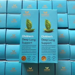 Siro Harker Herbals Children's Deep Lung Support |150 mL| Giảm tích tụ đờm nhầy ở phổi/Chăm sóc toàn diện hệ hô hấp cho trẻ từ 1-12 tuổi [S/P Chuẩn NZ]