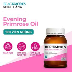 Tinh Dầu Hoa Anh Thảo Blackmores Evening Primrose 190 viên hàng nhập chính ngạch 