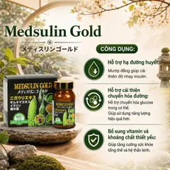Viên uống giúp hạ đường huyết hỗ trợ chuyển hóa đường Medsulin Gold Jpanwell (60 viên)