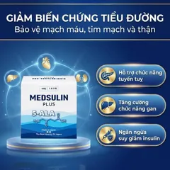 Viên uống hỗ trợ cải thiện chỉ số đường huyết Medsulin Plus (60 viên)