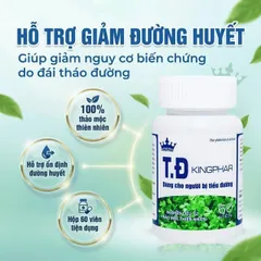 Viên uống hỗ trợ giảm đường huyết cho người bị tiểu đường T.Đ Kingphar (60 viên)