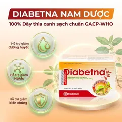 Viên hỗ trợ giảm đường huyết Diabetna Nam Dược (4 vỉ x 10 viên)