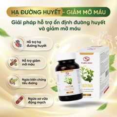 Viên hỗ trợ hạ đường huyết Diatema Tuệ Linh (60 viên)