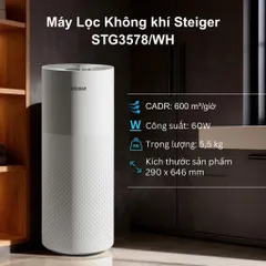 Máy lọc không khí Steiger STG3578/WH Đức