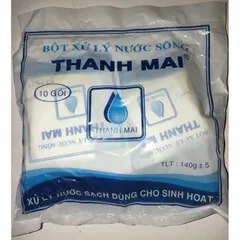 Bột xử lý nước sông sinh hoạt siêu sạch Thanh Mai (10 gói x 14g) 140g