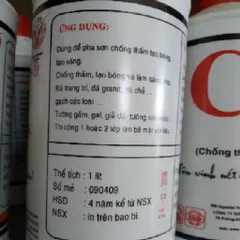 Keo bóng nước chống thấm CK chai 1L dùng cho Sơn tường, sơn giả đá …(chất tạo bóng)