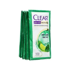 Dầu gội Clear bạc hà dây (6g x 10 gói), Clear Men bạc hà dây (5g x 14 gói) date 2026
