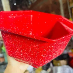 Combo 10 Chậu Nhựa Lục Giác Mai Đỏ