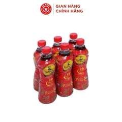 Lốc 6 chai trà thảo mộc Dr. Thanh chai nhựa PEP, 330ml/chai