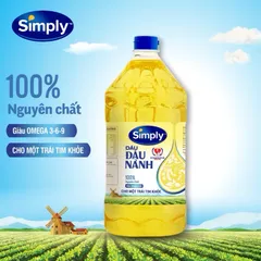 Dầu Đậu Nành Simply Nguyên chất 100% 2L