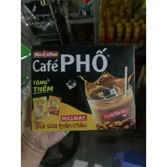 Hộp 10 gói Cà phê sữa đá MacCoffee Café Phố 24g