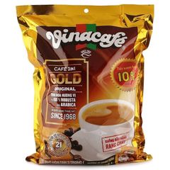 Cà Phê Sữa Hòa Tan VinaCafé Gold 3in1 Túi 480G (20G x 24 Gói)