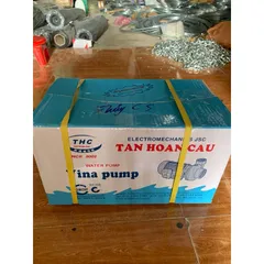 Máy bơm nước Tân Hoàn Cầu 1.5Hp ,Vina pump trục - phốt INOX, hút 90/49, 25m3/h chính hãng.