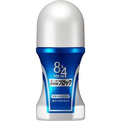 Lăn nách khử mùi Kao 8x4 Men Nhật Bản 60ml, Dạng dung dịch lỏng thấm nhanh, không để lại cảm giác nhờn rít hay dính áo.