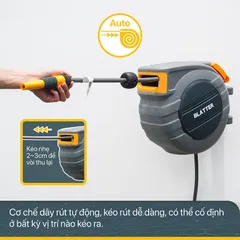 Bộ vòi tưới cây dây rút tự động 30 mét Blatter 25030