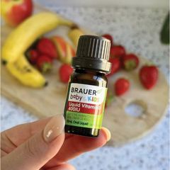 Brauer Baby & Kids Liquid Vitamin D3 400 IU |10 mL| dạng giọt - Nâng cao hệ miễn dịch & Tăng cường sức khỏe cho tổ chức cơ/xương [S/P Chuẩn Úc]