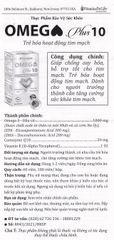 Viên uống giúp chống oxy hóa, hỗ trợ tốt cho tim mạch Omega Plus 10 Vitamins For Life (60 viên)
