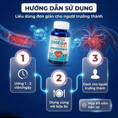 Viên uống giúp chống oxy hóa, hỗ trợ tốt cho tim mạch Omega Plus 10 Vitamins For Life (60 viên)