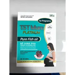 TST Mum Platium Pure Fish oil bổ sung Sắt DHA và vitamin tổng hợp cho bà bầu lọ 30 viên