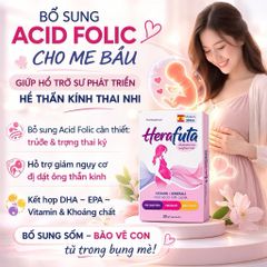 HERAFUTA Vitamin bổ bầu - nhập khẩu Tây Ban Nha [ Tem chính hãng] (hộp 30 viên)