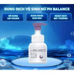 Bọt Vệ Sinh Nữ pH.BALANCE Bio Intimate Gel Giảm Ngứa, Khử Mùi, Làm Dịu Kích Ứng Bảo Vệ Da