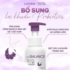 Bọt Vệ Sinh Nữ pH.BALANCE Bio Intimate Gel Giảm Ngứa, Khử Mùi, Làm Dịu Kích Ứng Bảo Vệ Da