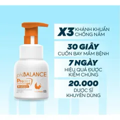 Bọt Vệ Sinh Nữ ph.BALANCE Protect Intimate Gel Làm Sạch Khử Mùi Hôi Cân Bằng Ph