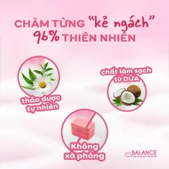 Dung dịch vệ sinh Ph Balance Baby cho bé trước tuổi dậy thì giúp khử mùi,giảm ngứa làm mềm và giữ ẩm