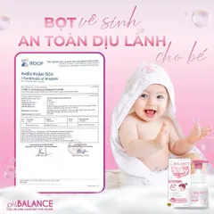 Dung dịch vệ sinh Ph Balance Baby cho bé trước tuổi dậy thì giúp khử mùi,giảm ngứa làm mềm và giữ ẩm