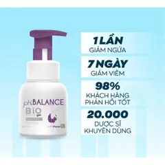 Bọt Vệ Sinh Nữ pH.BALANCE Bio Intimate Gel Giảm Ngứa, Khử Mùi, Làm Dịu Kích Ứng Bảo Vệ Da