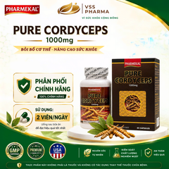 Viên uống Đông Trùng Hạ Thảo Pharmekal - Tăng cường sức khỏe, hỗ trợ sức đề kháng (H60 viên)
