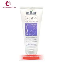(CHÍNH HÃNG) Sữa Rửa Mặt Salcura Bioskin Face Cleanser Chiết Xuất Thiên Nhiên Cho Mọi Loại Da - 150ml